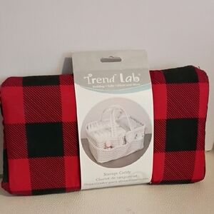 Trend Lab Red and Black Storage Caddy